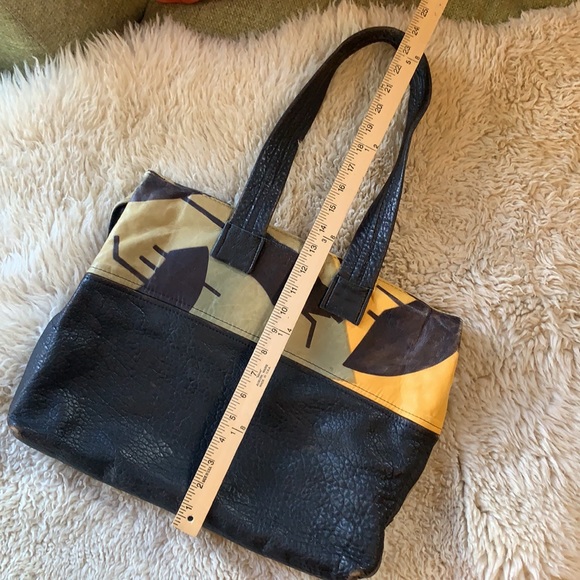 One of a kind Leather French bag - Picture 5 of 9
